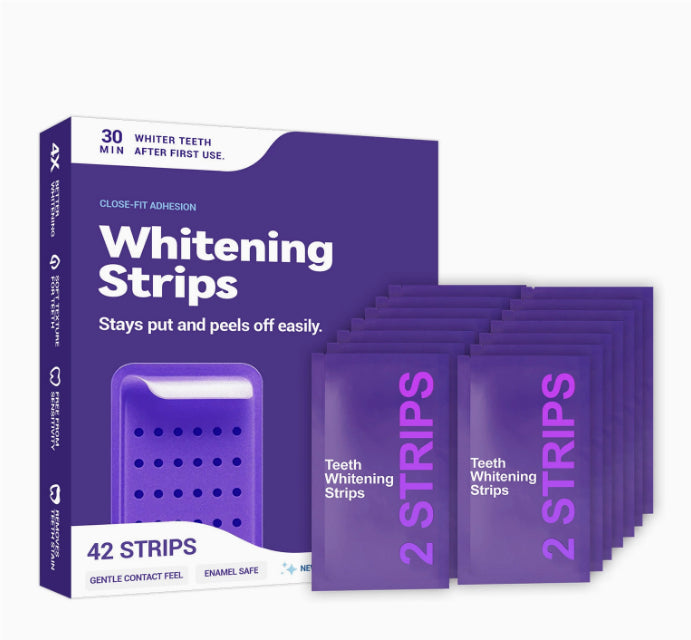 Purple Teeth Whitening Strips